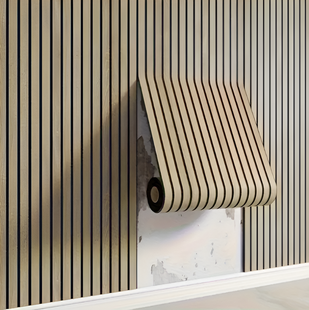 BowLift | Self-adhesive 3D PVC Wall Panel with Wood Look