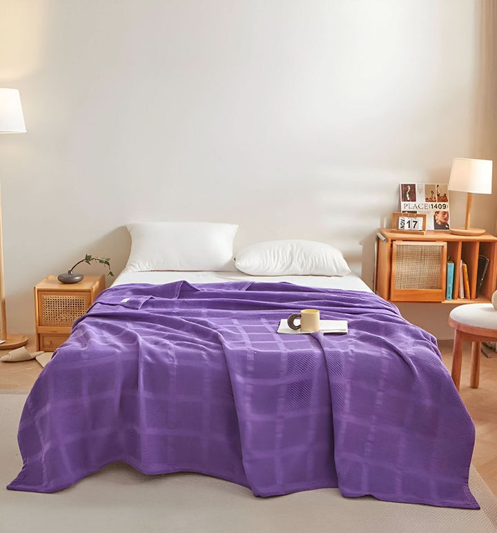 BowLift | WEEVCLOUD – Cotton Waffle Blanket