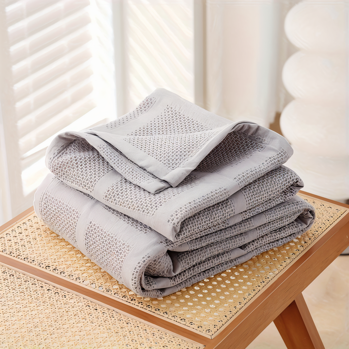 BowLift | WEEVCLOUD – Cotton Waffle Blanket