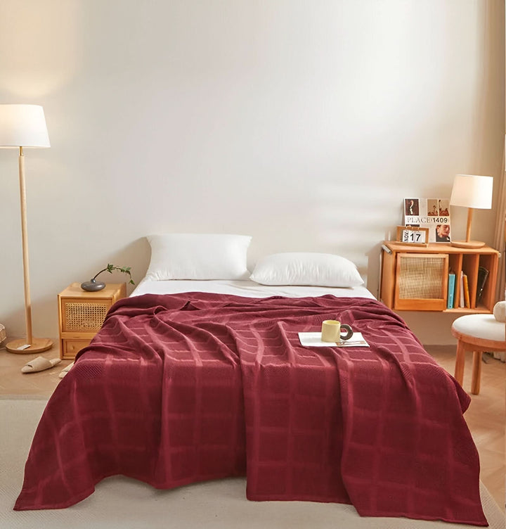 BowLift | WEEVCLOUD – Cotton Waffle Blanket