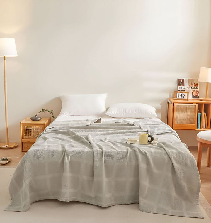 BowLift | WEEVCLOUD – Cotton Waffle Blanket