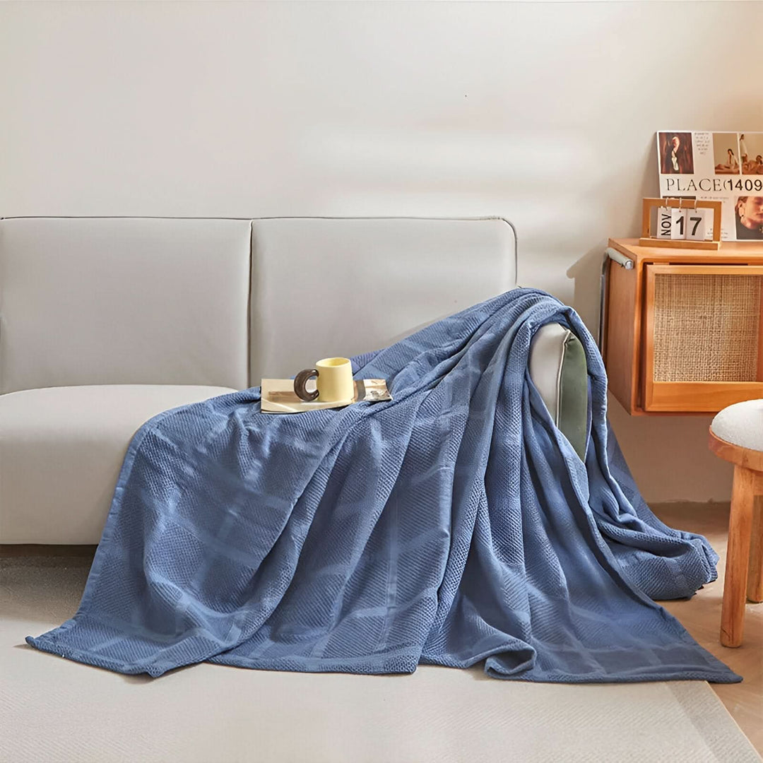 BowLift | WEEVCLOUD – Cotton Waffle Blanket