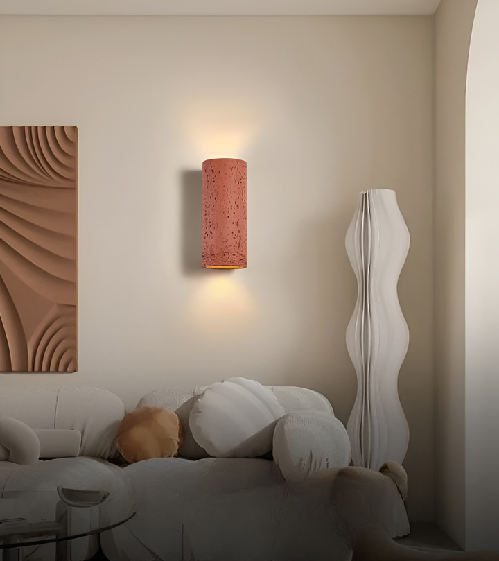BowLift | StoneBeam LED Cylinder Wall Light – Indoor/Outdoor