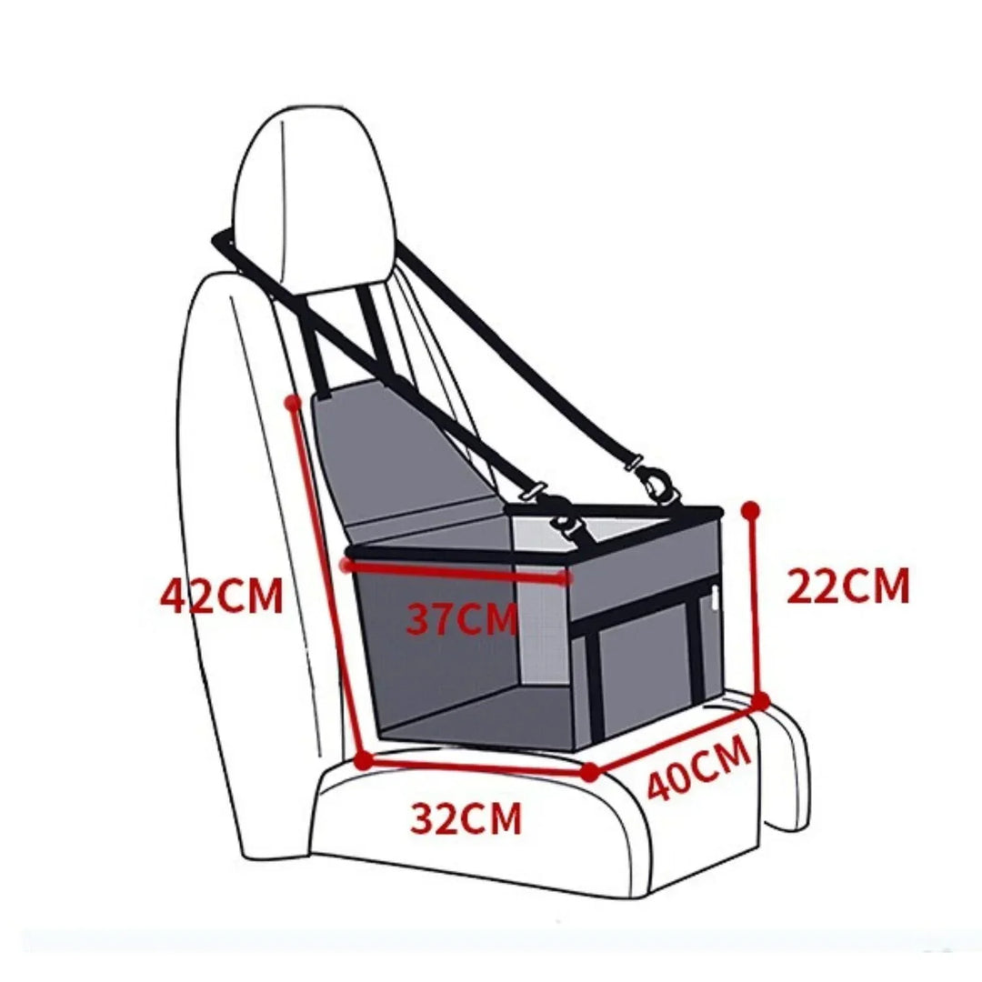 BowLift | AutoPaw Elevated Dog Seat – Waterproof, Non-slip and Safe for On the Go