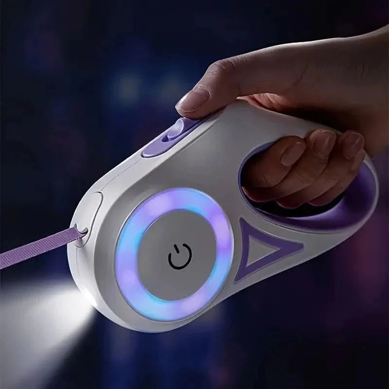 BowLift | Luminous dog leash with LED light for safe walking