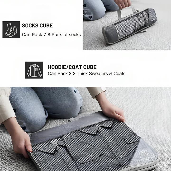 BowLift | Compression Packing Cubes | Maximise Space