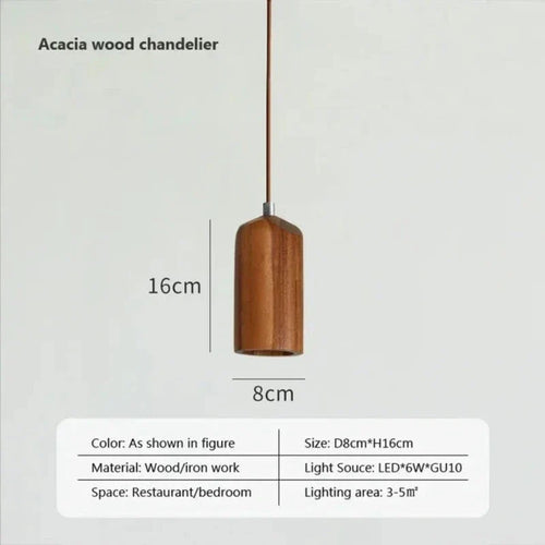 Scandinavian Wooden Pendant Lamp – Minimalist Design for Living Room and Bedroom | Natural Wood Look | Bowlift