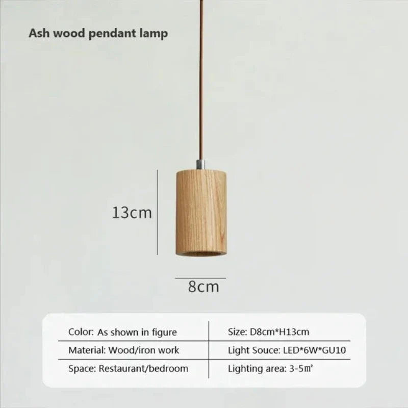 Scandinavian Wooden Pendant Lamp – Minimalist Design for Living Room and Bedroom | Natural Wood Look | Bowlift