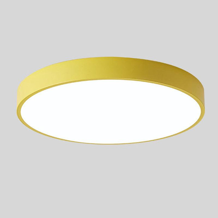 BowLift | Nordic Wooden Circular Ceiling Light Fixture for Macaroon Style Home Decor & Ambient Lighting