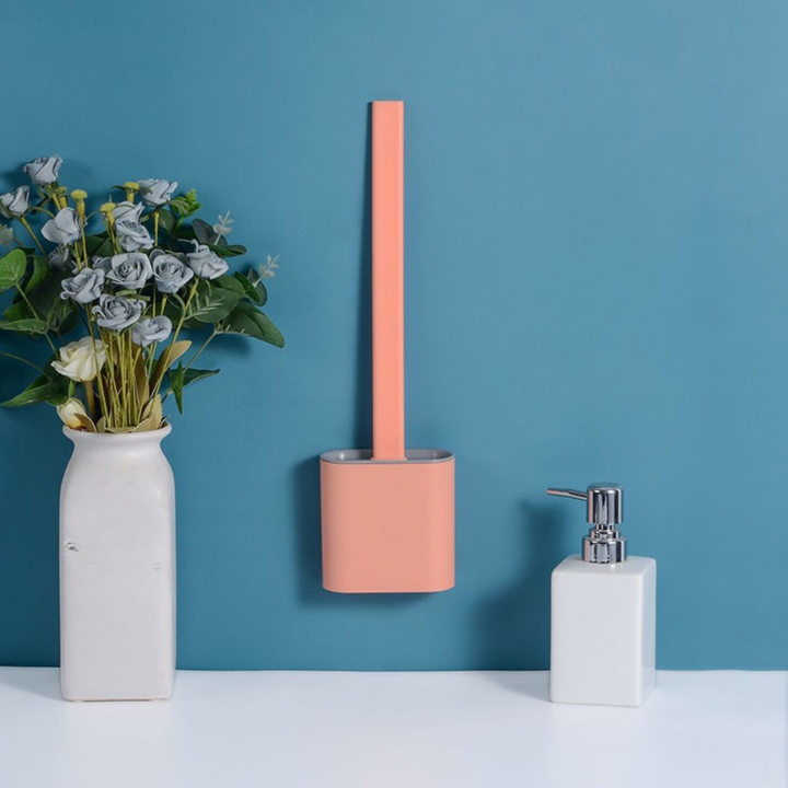 BowLift | Toilet Brush Silicone Flexible Wall Mounted Set