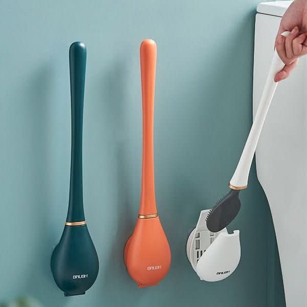 BowLift | Hygienic Silicone Toilet Brush with Holder