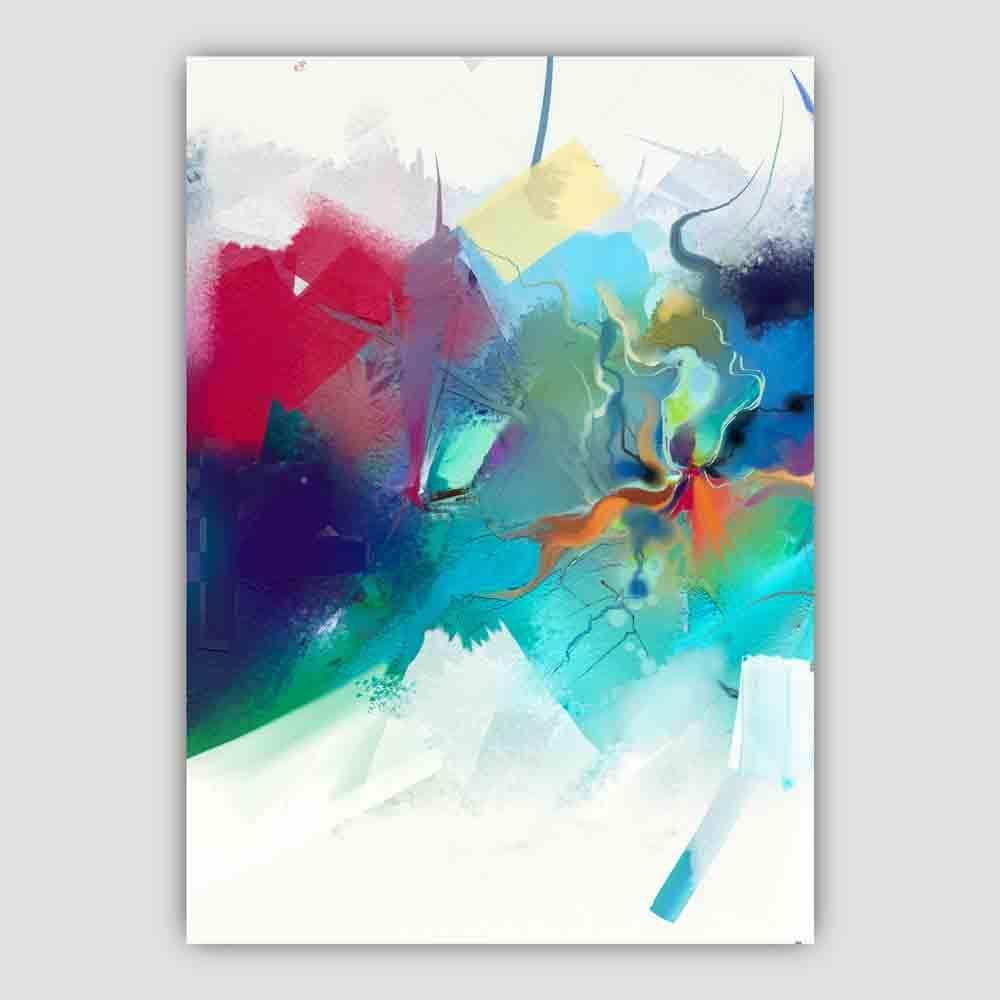 Abstract Colored Abstract Graffiti No. 3 Art Print | Bowlift