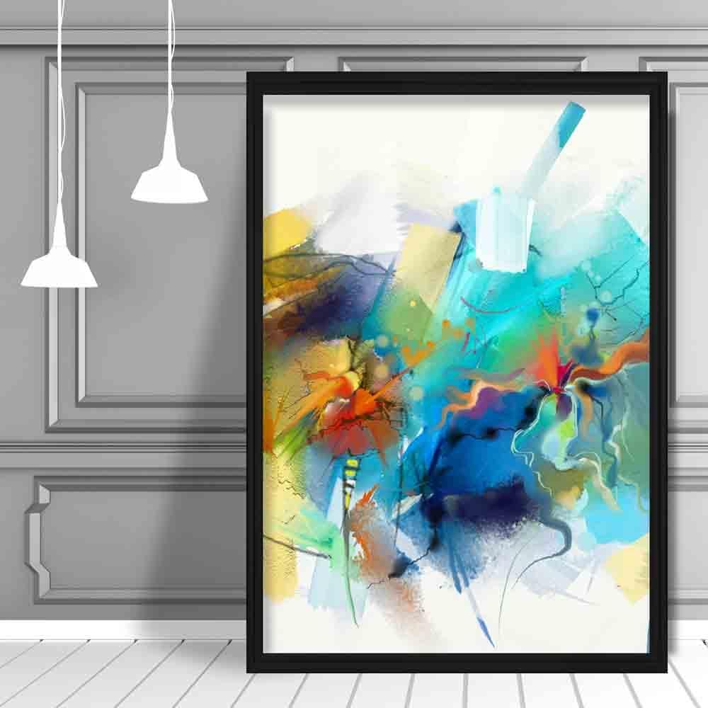 Abstract Colorful Abstract Graffiti No. 2 Art Print | Bowlift