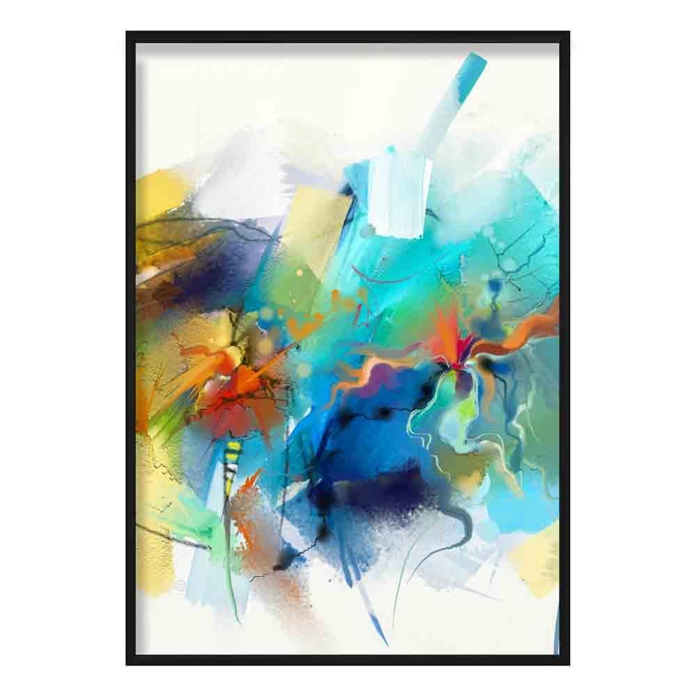 Abstract Colorful Abstract Graffiti No. 2 Art Print | Bowlift