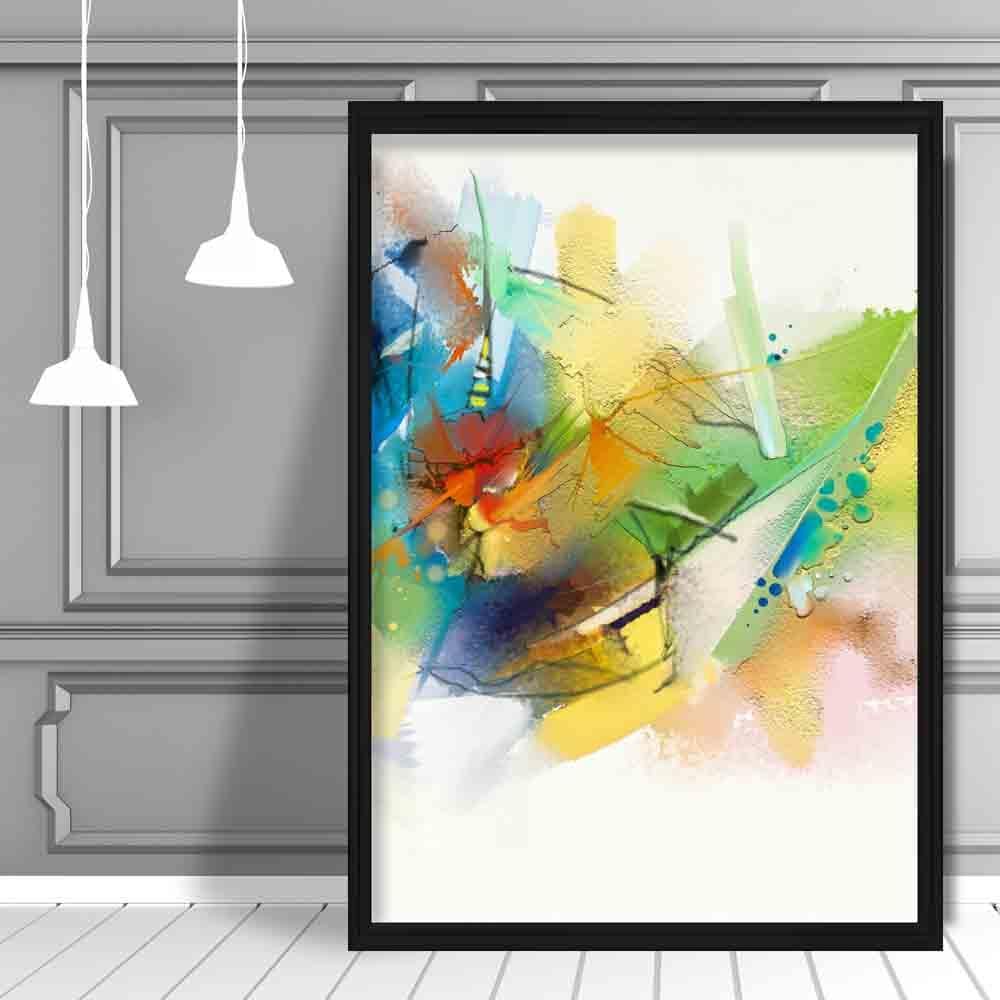 Abstract Colorful Abstract Graffiti No. 1 Art Print | Bowlift