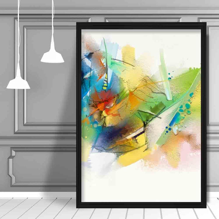 Abstract Colorful Abstract Graffiti No. 1 Art Print | Bowlift
