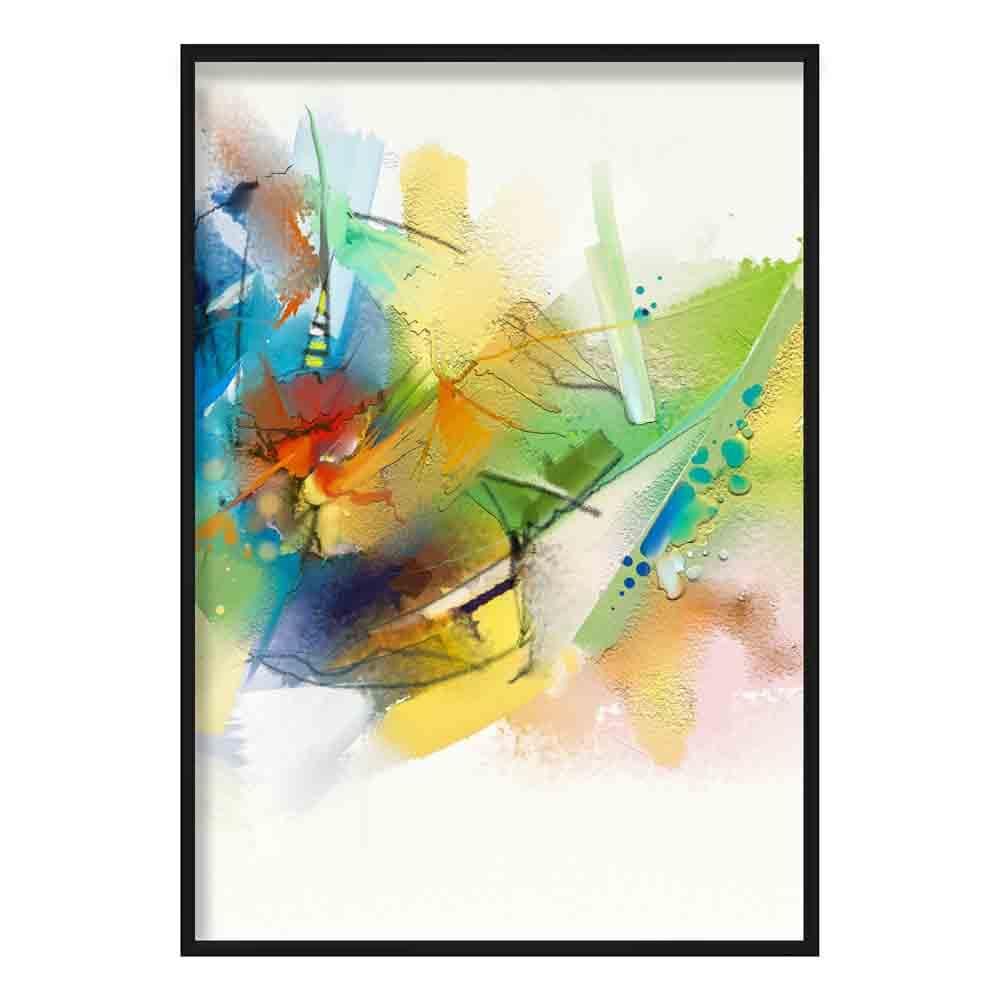 Abstract Colorful Abstract Graffiti No. 1 Art Print | Bowlift