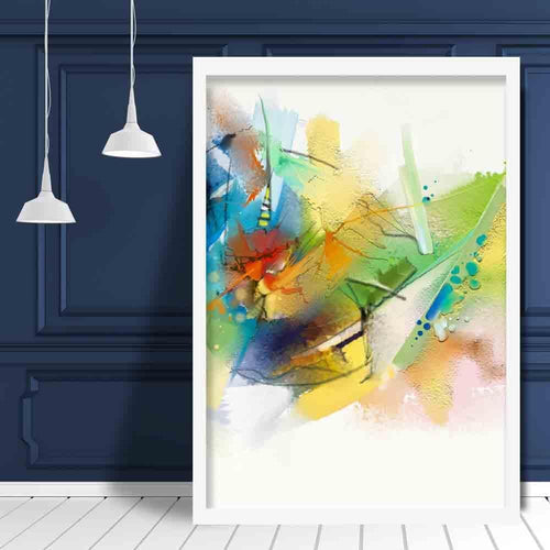 Abstract Colorful Abstract Graffiti No. 1 Art Print | Bowlift