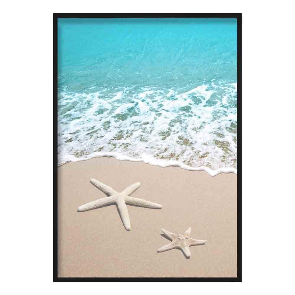 Beach, Lake and Starfish Photo Art Print | Bowlift