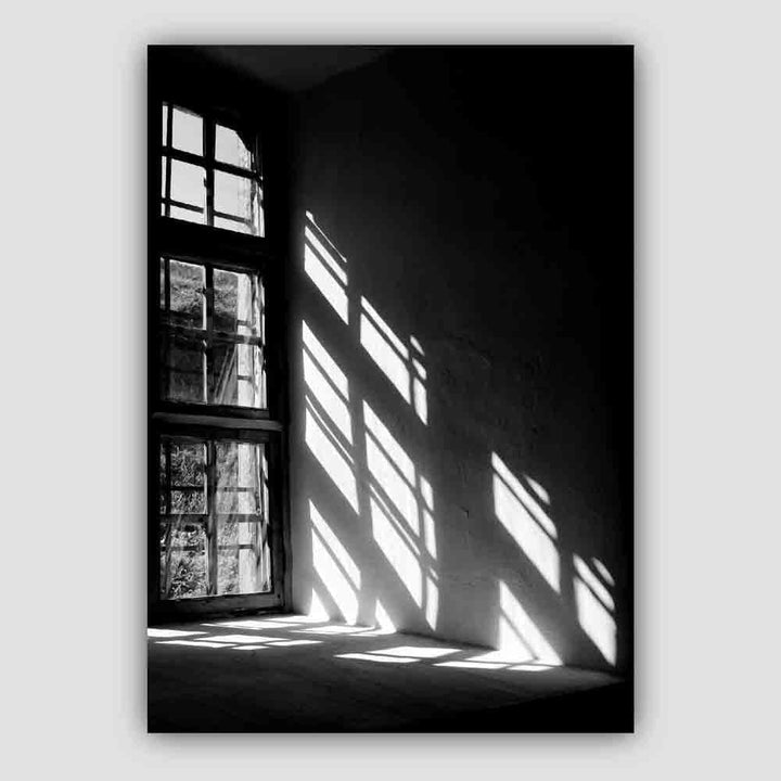 Black & White Light Through Window Photo Print | Bowlift