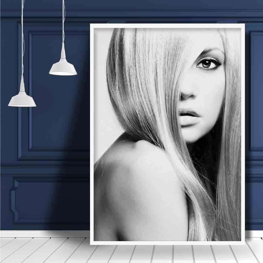 Black & White Serenity Fashion Photo Print | Bowlift