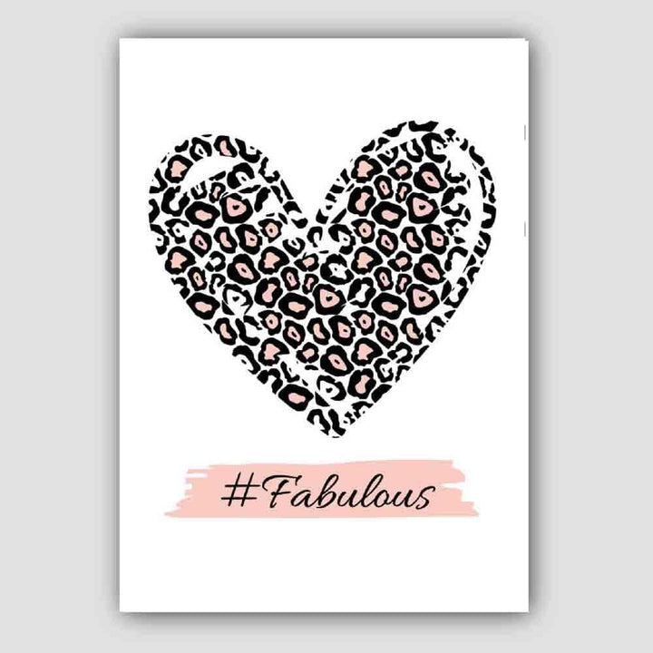 #Fabulous Pink Leopard Print Poster | Bowlift