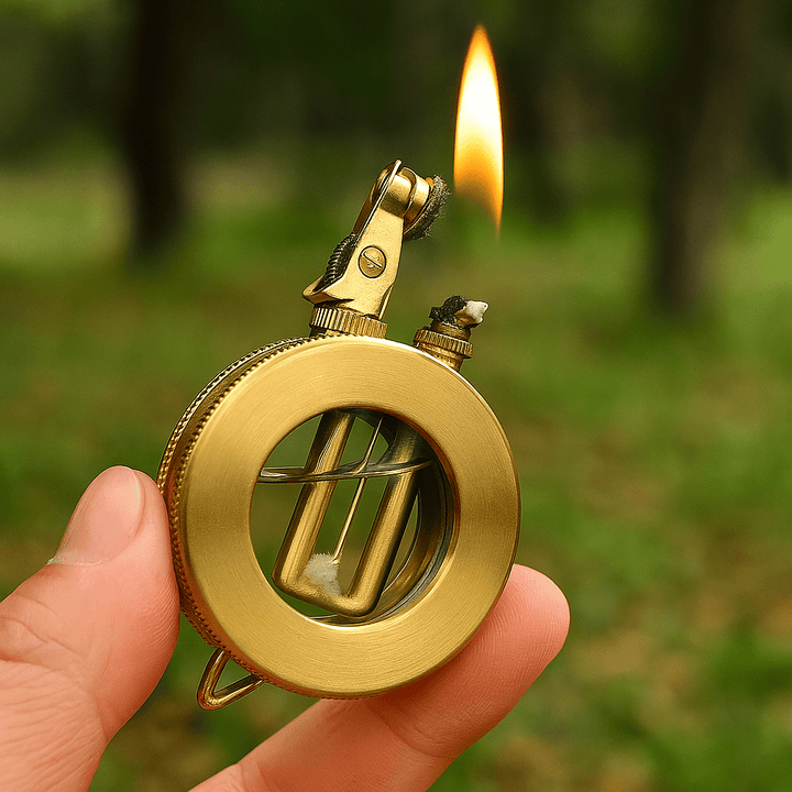 BowLift | Retro storm lighter with sturdy metal housing