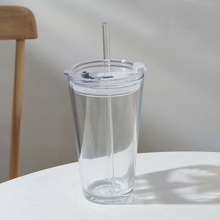 BowLift | Round Transparent Borosilicate Drinking Tumbler