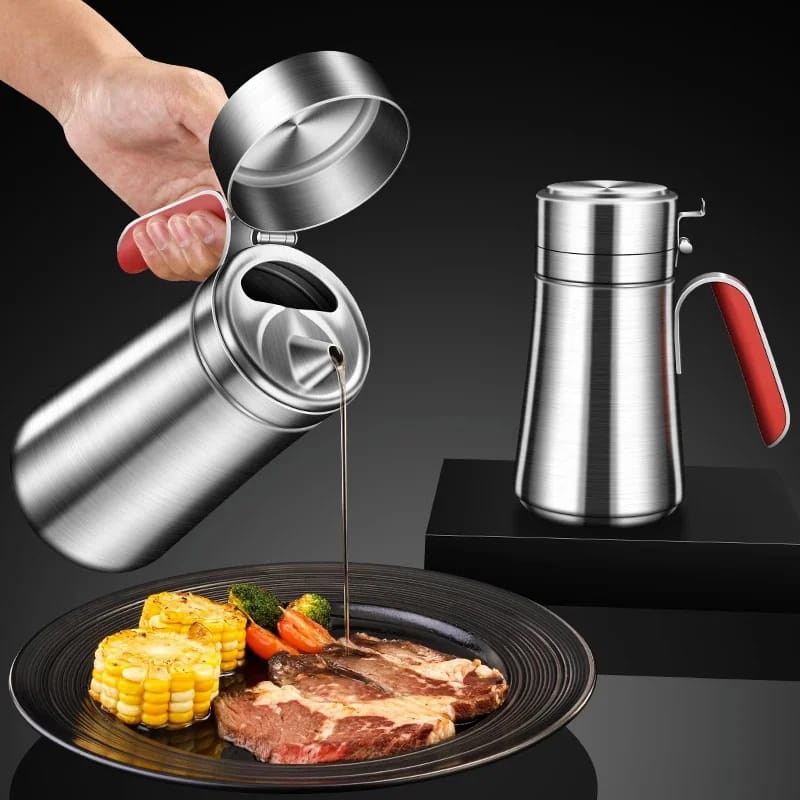BowLift | Stainless Steel Oil Jug/Dispenser