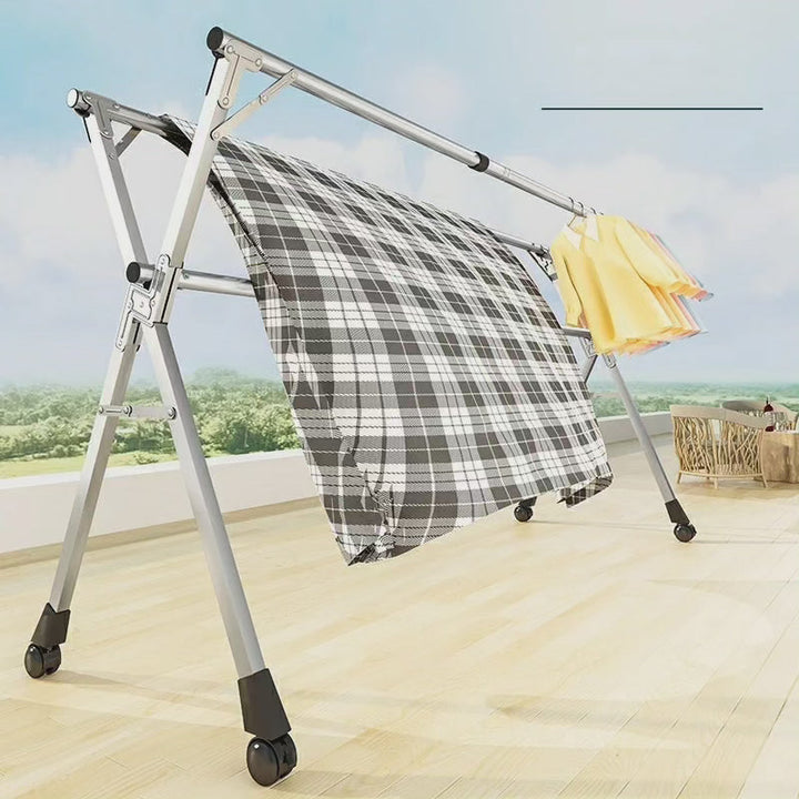 BowLift | Stainless Steel Foldable Indoor/Balcony Clothes Rack Shelf
