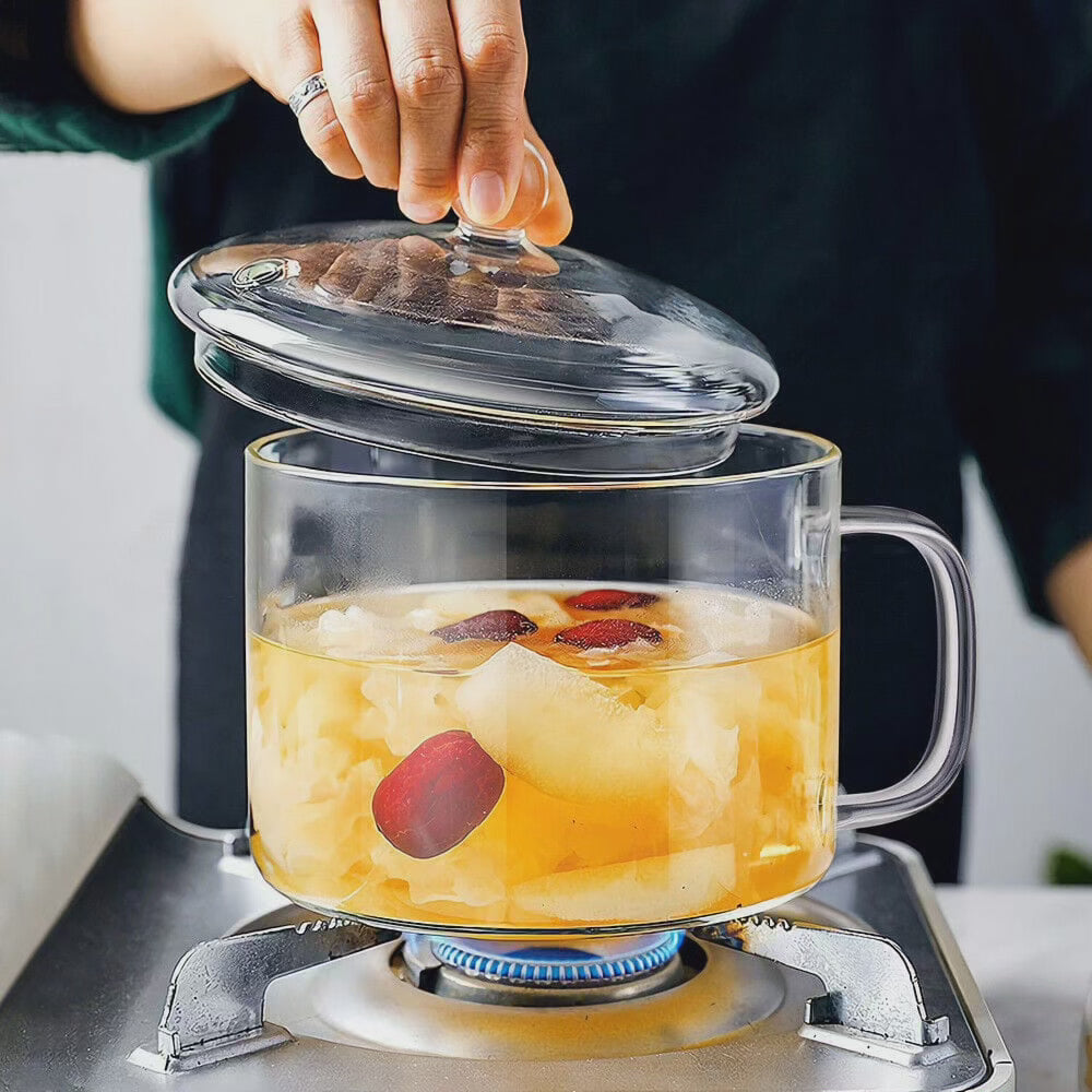 BowLift | Glass heat-resistant cooking pot