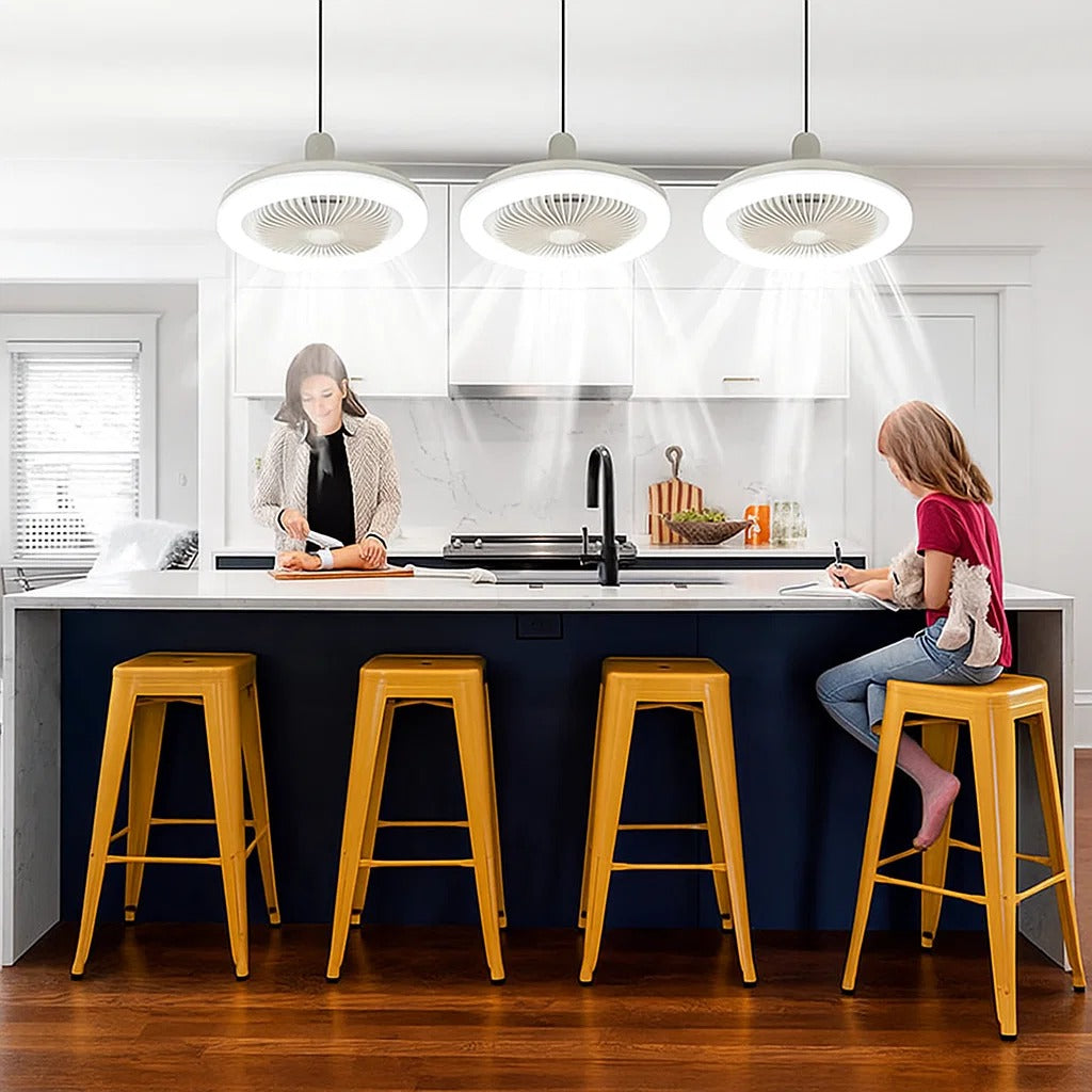 BowLift | Fan Ceiling Light | Remote Control