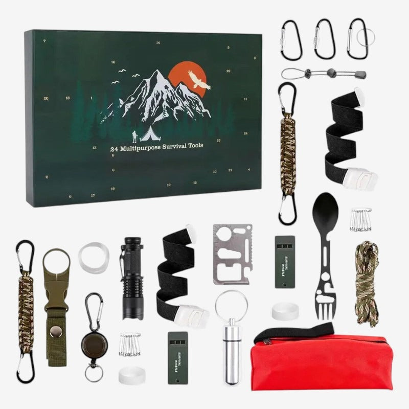BowLift | GearTide - Advent Calendar Survival Kit Christmas Gift
