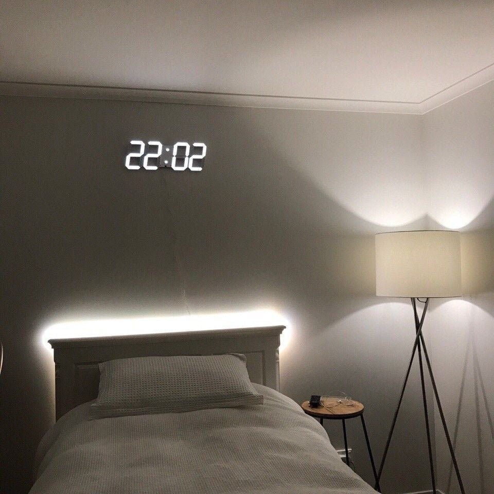 GlowLuxe - Stylish 3D LED Wall Clock | Bowlift