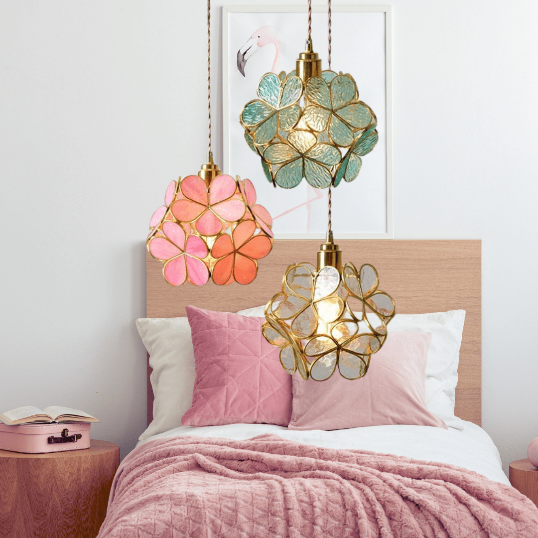 BowLift | Modern Flower Shape Glass LED Pendant Lamp