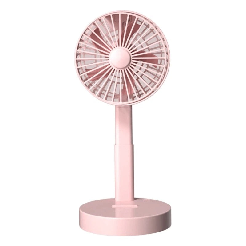 Foldable Telescopic Charging Fan, Minimalist, Mini Portable Desktop | Bowlift