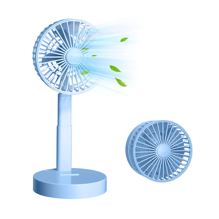 Foldable Telescopic Charging Fan, Minimalist, Mini Portable Desktop | Bowlift