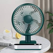 F702 Automatic Shaking Desktop Electric Fan with LED Display | Bowlift