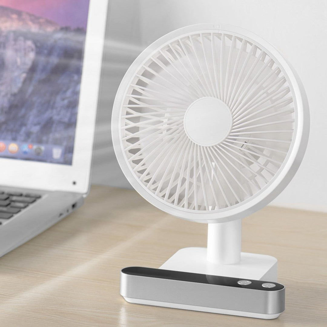 F702 Automatic Shaking Desktop Electric Fan with LED Display | Bowlift