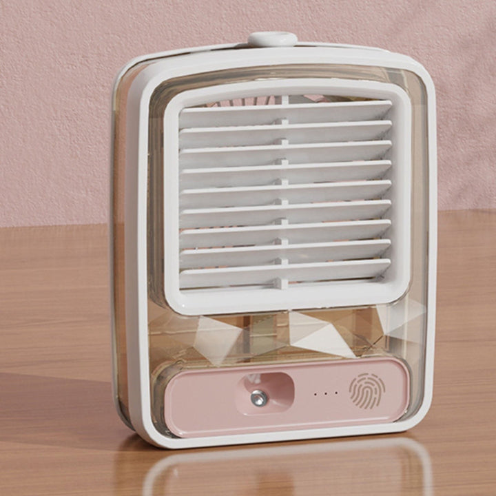 Water Cooled Desk Fan, With Humidifier Spray-Various Colours | Bowlift