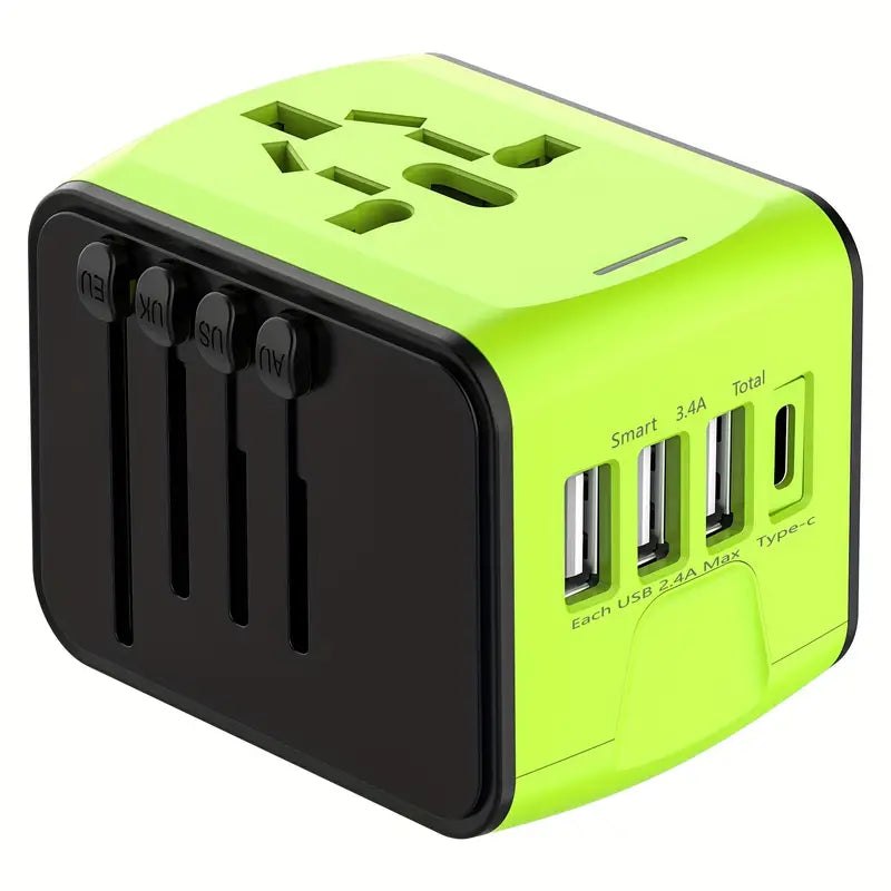 BowLift | Universal Travel Adapter | Worldwide Compatibility, Compact Design & Ideal for Frequent Flyers and International Explorers