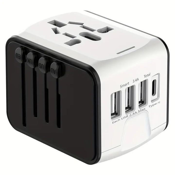 BowLift | Universal Travel Adapter | Worldwide Compatibility, Compact Design & Ideal for Frequent Flyers and International Explorers