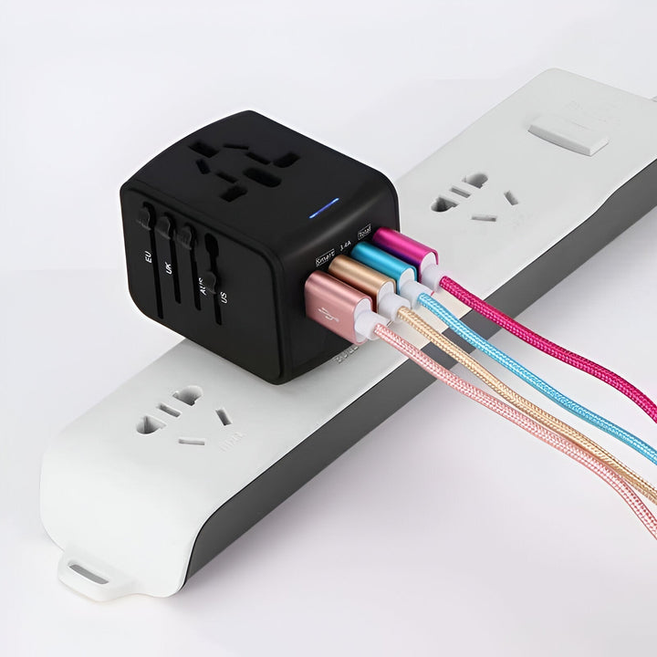 BowLift | Universal Travel Adapter | Worldwide Compatibility, Compact Design & Ideal for Frequent Flyers and International Explorers