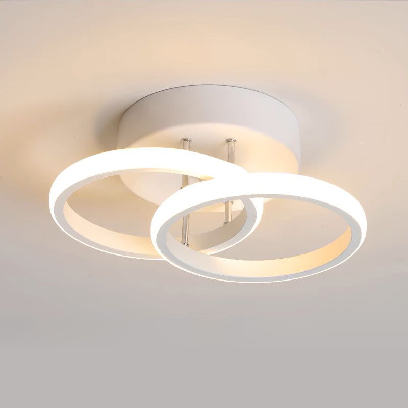 BowLift | Ceiling Light with LED Black Metal Frame