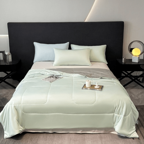 Double-Faced Two-Hue Ring-Stitched Cooling Comforter | Bowlift