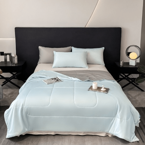 Double-Faced Two-Hue Ring-Stitched Cooling Comforter | Bowlift