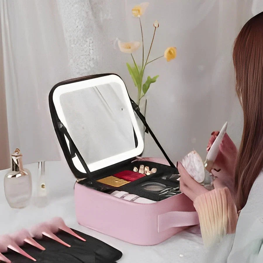 BowLift | MirrorGlam - Make-up pouch with mirror