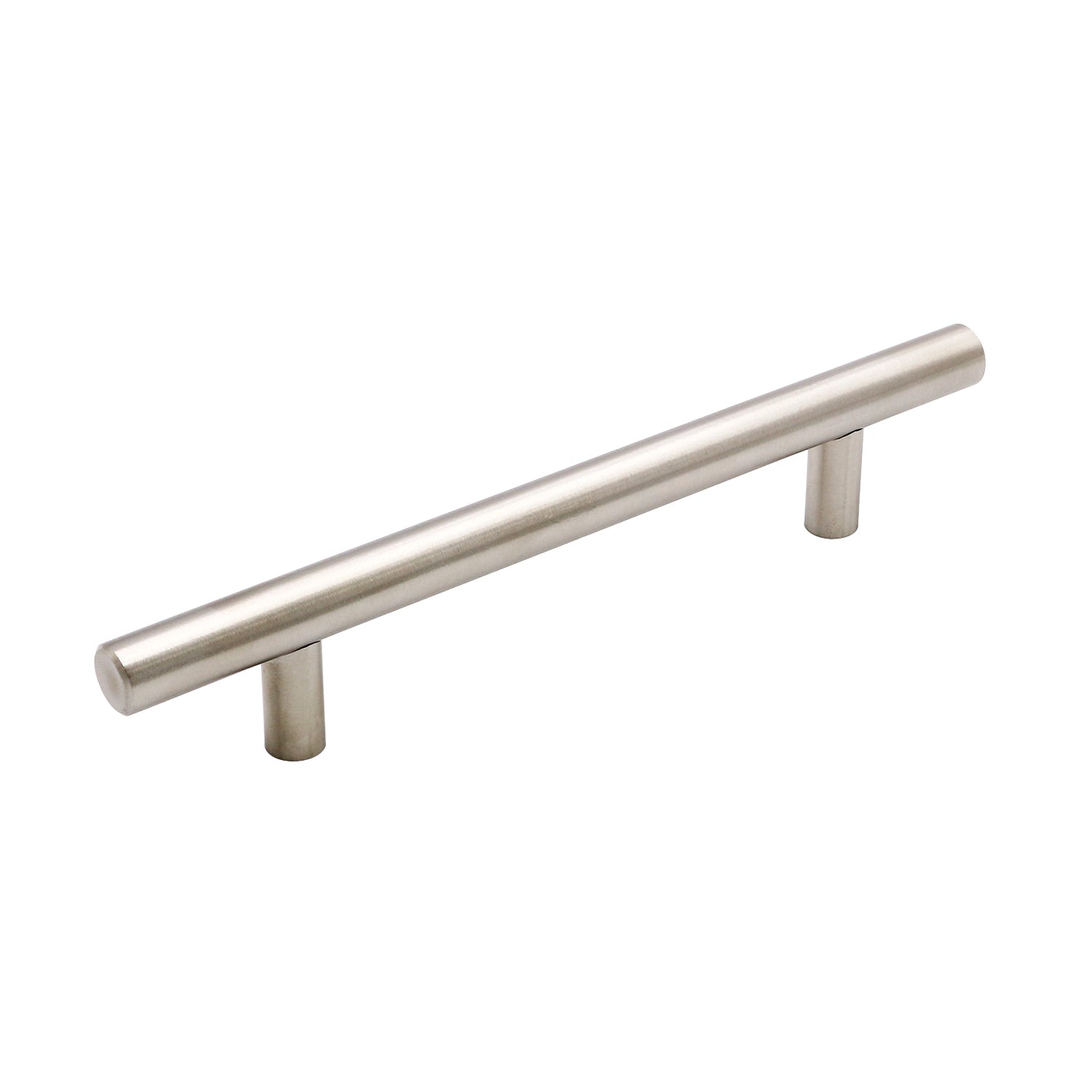 BowLift | Brushed Nickel Modern Stainless Steel Drawer Hardware T-Bar Handles