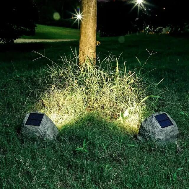 Rocky Glow - Elegant Solar Lamp for Outdoors | Bowlift