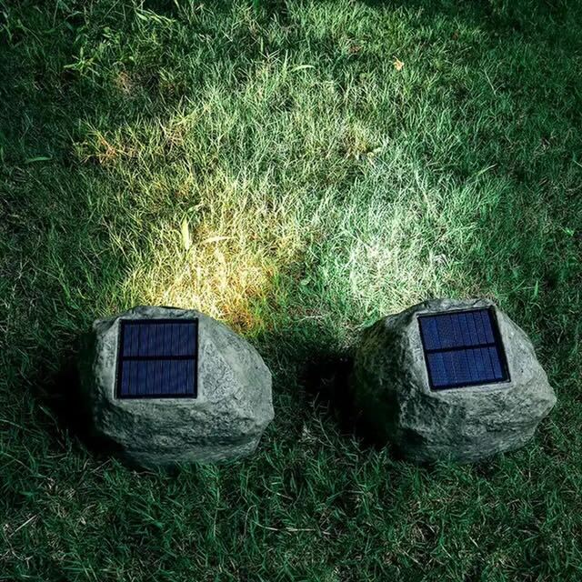Rocky Glow - Elegant Solar Lamp for Outdoors | Bowlift